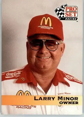 Larry Minor - 1992 Pro Set NHRA - #180 - Racing - Racing Card Single