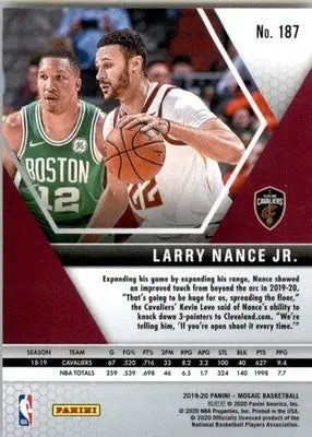 Larry Nance Jr. - 2019-20 Panini Mosaic - #187 - Basketball - Basketball Card Single