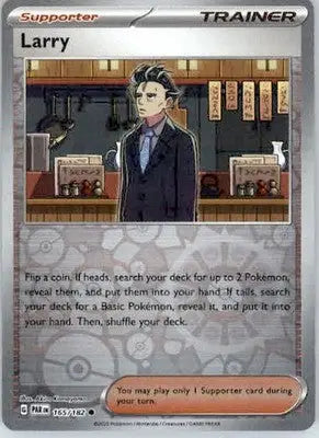 Larry - SV04: Paradox Rift - 165/182 - Reverse Holo NM - Pokémon Card Single