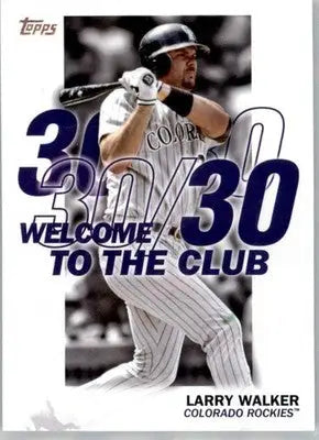Larry Walker - 2023 Topps - #WC-13 - Welcome to the Club Baseball - Baseball Card Single