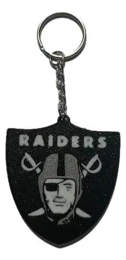 Las Vegas Raiders Logo Keychain – Fan Gift Stocking Stuffer