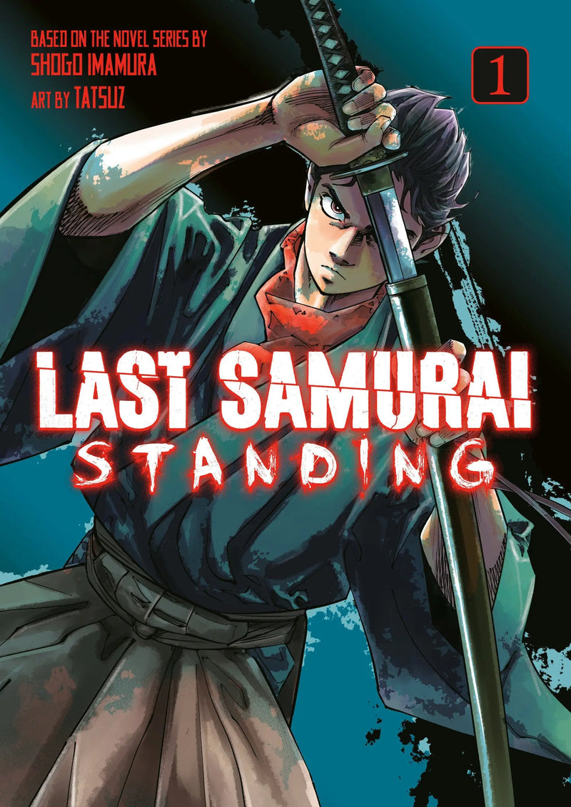 Manga cover art featuring a samurai standing for Last Samurai Standing 1 comic book