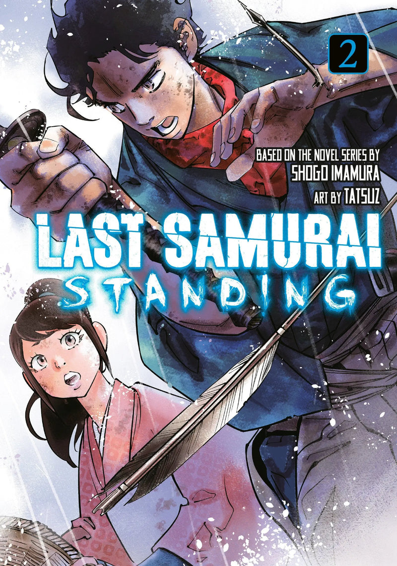 Manga volume with two characters and quill for Last Samurai Standing 2, a Netflix samurai epic
