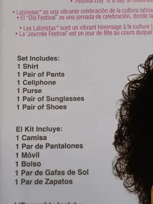 Latinistas Latina Fashion Accessory Pack FESTIVAL DAY New In Package