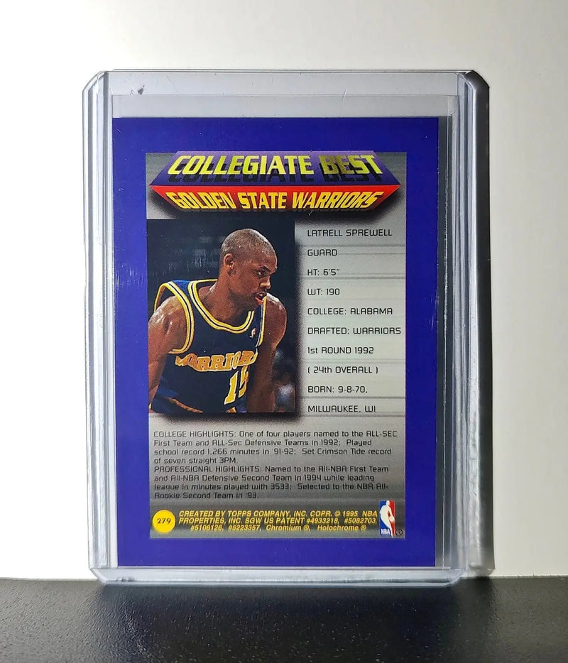 Latrell Sprewell 1994-95 Topps Finest #279 Collegiate Best