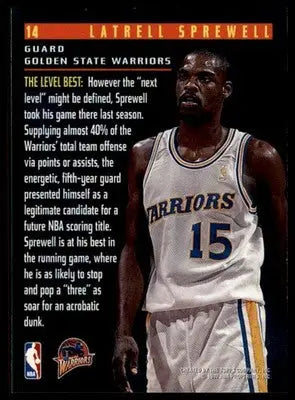 Latrell Sprewell 1996-97 Stadium Club Members Only 55 #14 Golden State Warriors - Basketball Card Single