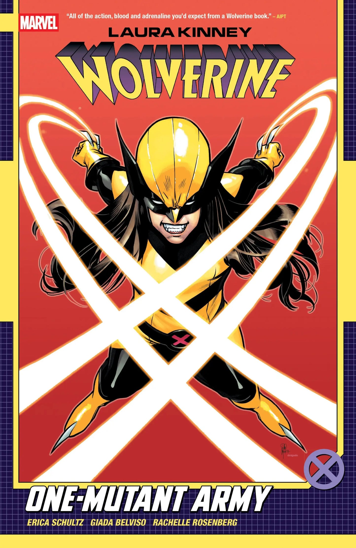 Comic book featuring Laura Kinney Wolverine from Kinney Wolverine Volume series