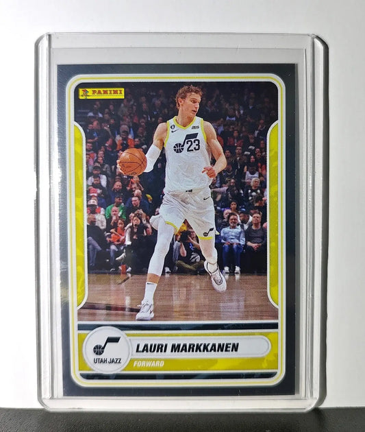 Lauri Markkanen 2023-24 Panini NBA #63 Foil Sticker Card Utah Jazz - Basketball Card Single