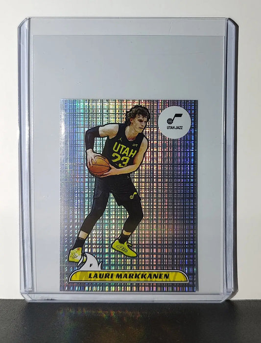 Lauri Markkanen 2024-25 Panini NBA #487 Foil Sticker Card Utah Jazz - Basketball Card Single
