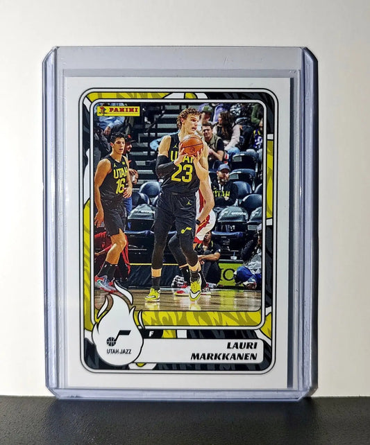 Lauri Markkanen 2024-25 Panini NBA #6 Sticker Card Utah Jazz - Basketball Card Single
