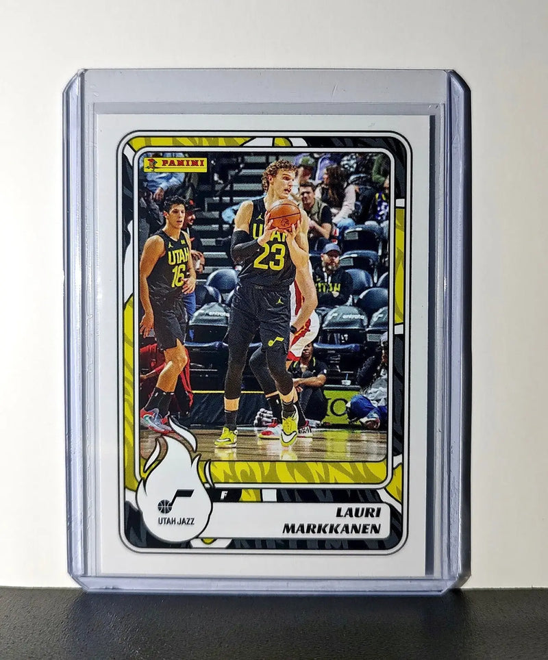 Lauri Markkanen 2024-25 Panini NBA #6 Sticker Card Utah Jazz