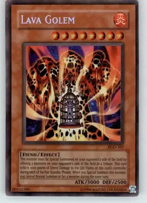 Lava Golem - Pharaonic Guardian - PGD-107 - Moderately Played - Yu-Gi-Oh! Card Single