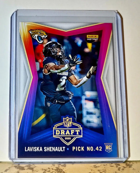 Laviska Shenault 2020 NFL Draft Night NFL #19 Football Card Jaguars 1 of 450 - Football Card Single