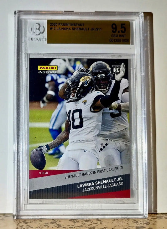 Laviska Shenault Jr. 2020 Panini NFL #17 Rookie 1 of 211 BGS 9.5 Gem Jaguars - Football Card Single