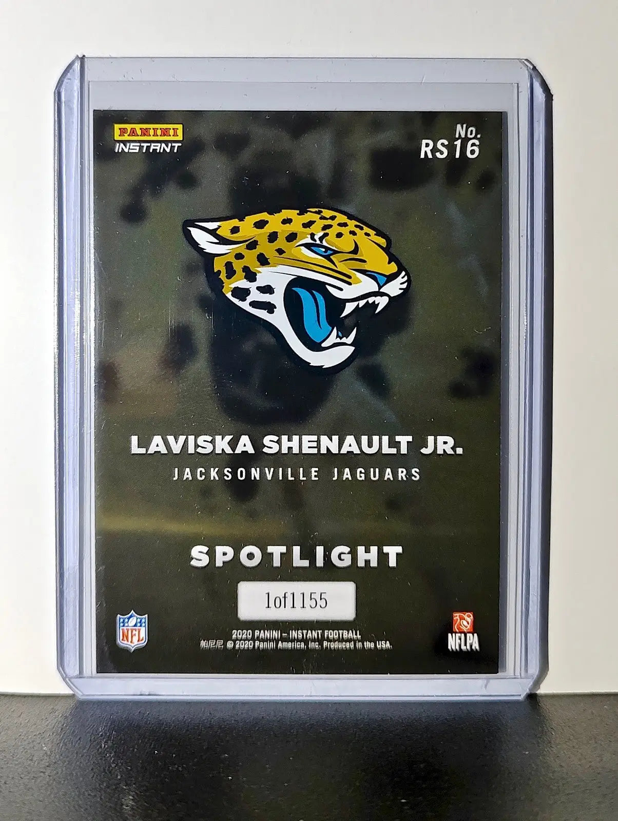Laviska Shenault Jr Rookie 2020 Panini NFL #16 Rookie Spotlight Card Jaguars