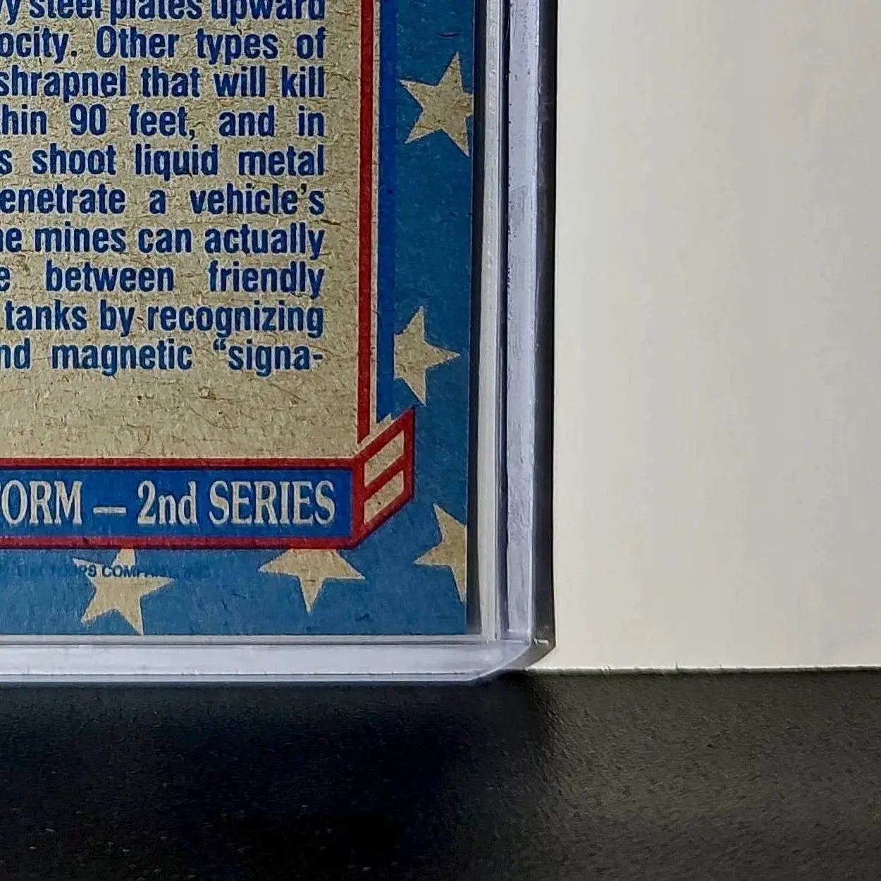 Laying an M-21 Mine 1991 Topps Desert Storm #94 Card