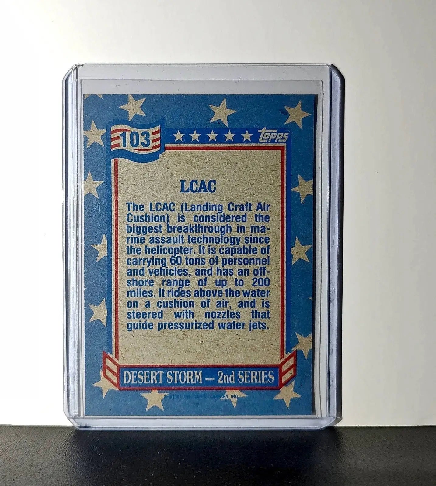 LCAC 1991 Topps Desert Storm #103 Card