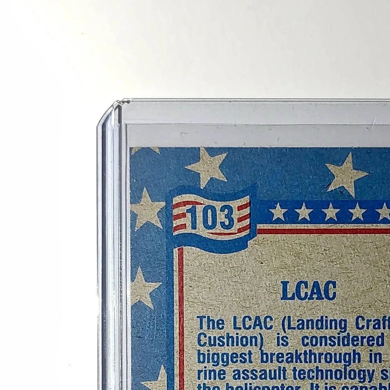 LCAC 1991 Topps Desert Storm #103 Card