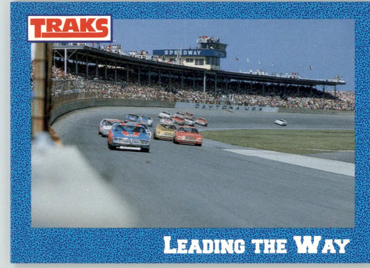 Leading the Way (1975 Highlights) - 1991 Traks Richard Petty - #12 - Racing - Racing Card Single