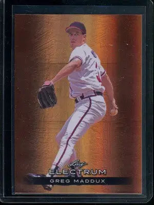 Leaf Electrum Greg Maddux #32 69/99 Baseball - Baseball Card Single