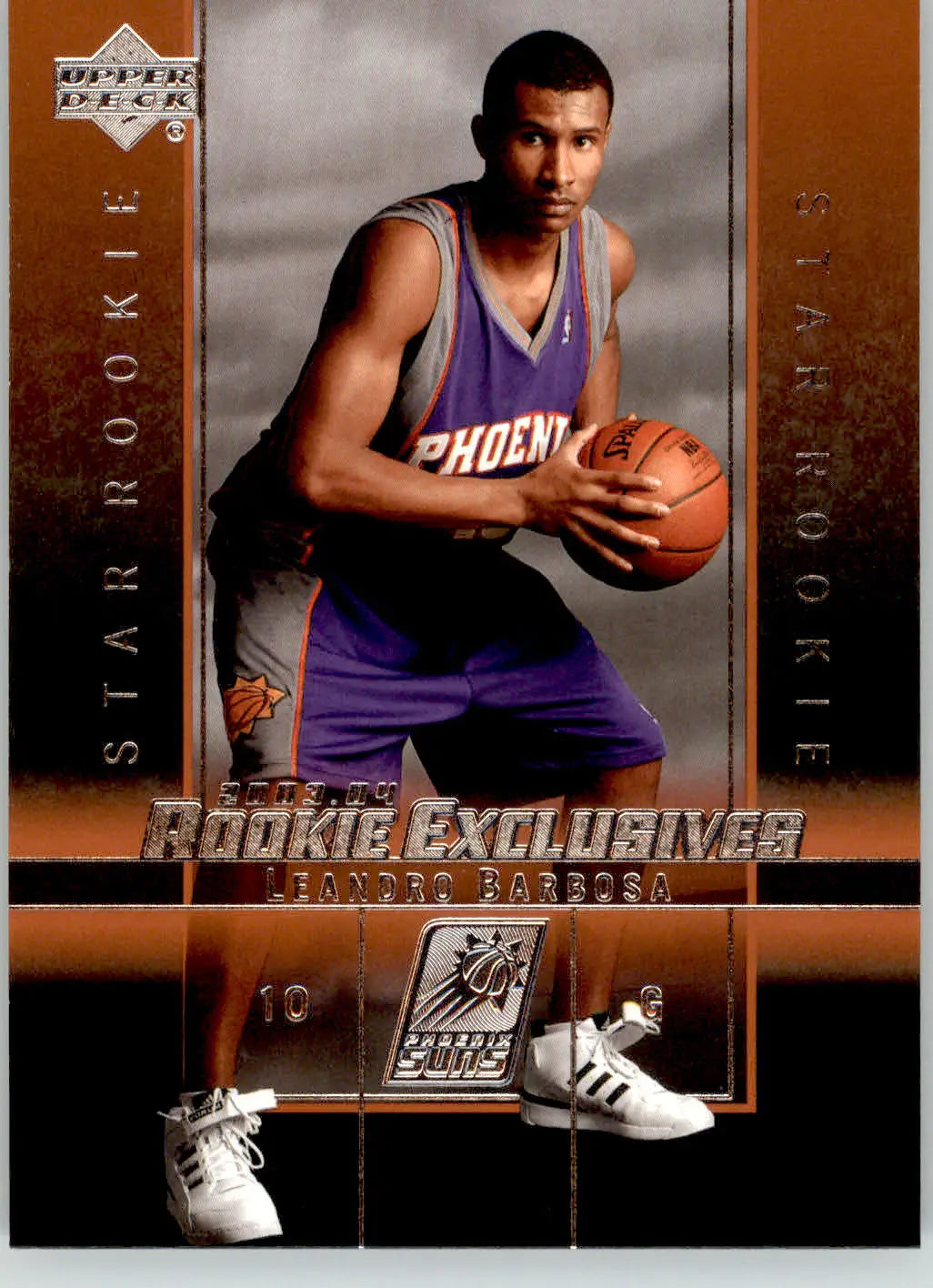 Leandro Barbosa - 2003-04 Upper Deck Rookie Exclusives - #23 - RC Basketball - Basketball Card Single