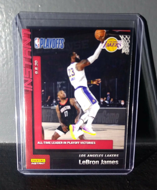 Lebron James 2019-20 Panini NBA Playoffs Instant #190 Basketball Card 1 of 448 - Basketball Card Single