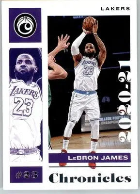 LeBron James - 2020-21 Panini Chronicles - #46 - Basketball - Basketball Card Single