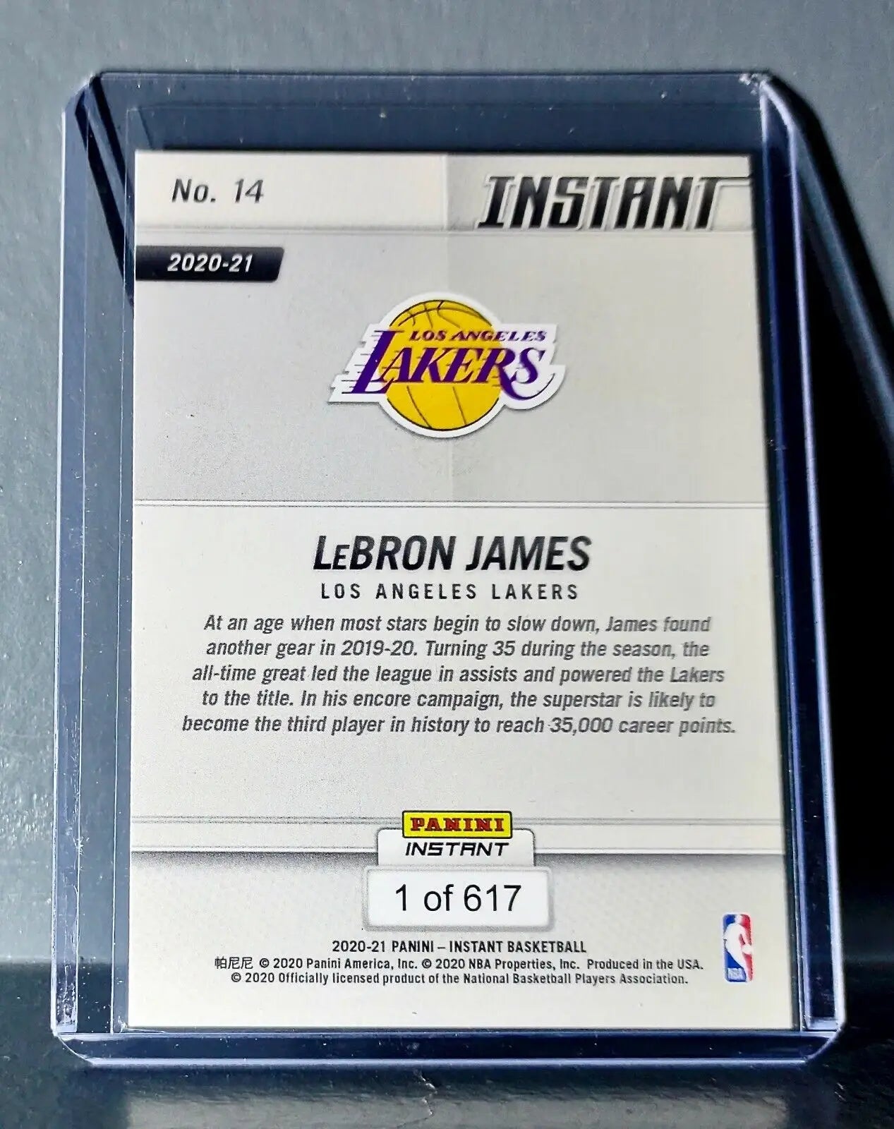 LeBron James 2020-21 Panini NBA Tip-Off #14 Basketball Card 1 of 617 - Basketball Card Single