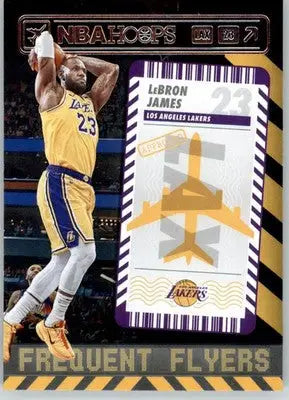 LeBron James - 2021-22 Hoops - #13 - Frequent Flyers Basketball - Basketball Card Single