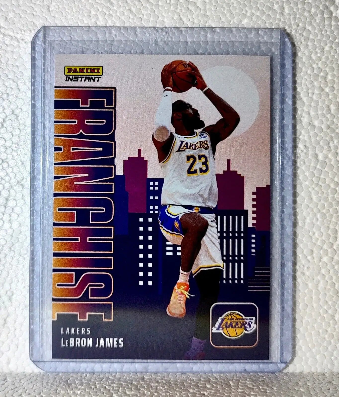 LeBron James 2023-24 NBA #12 Franchise Basketball Card Los Angeles Lakers 1/485 - Basketball Card Single