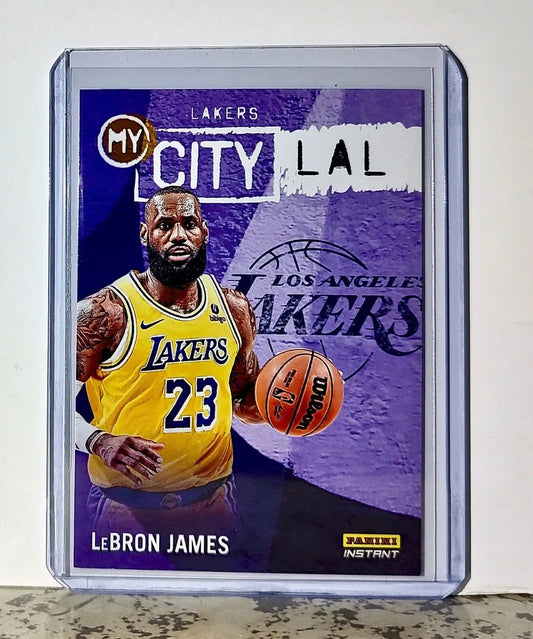 LeBron James 2023-24 Panini NBA #4 MyCity Basketball Card LA Lakers 1/543 - Basketball Card Single