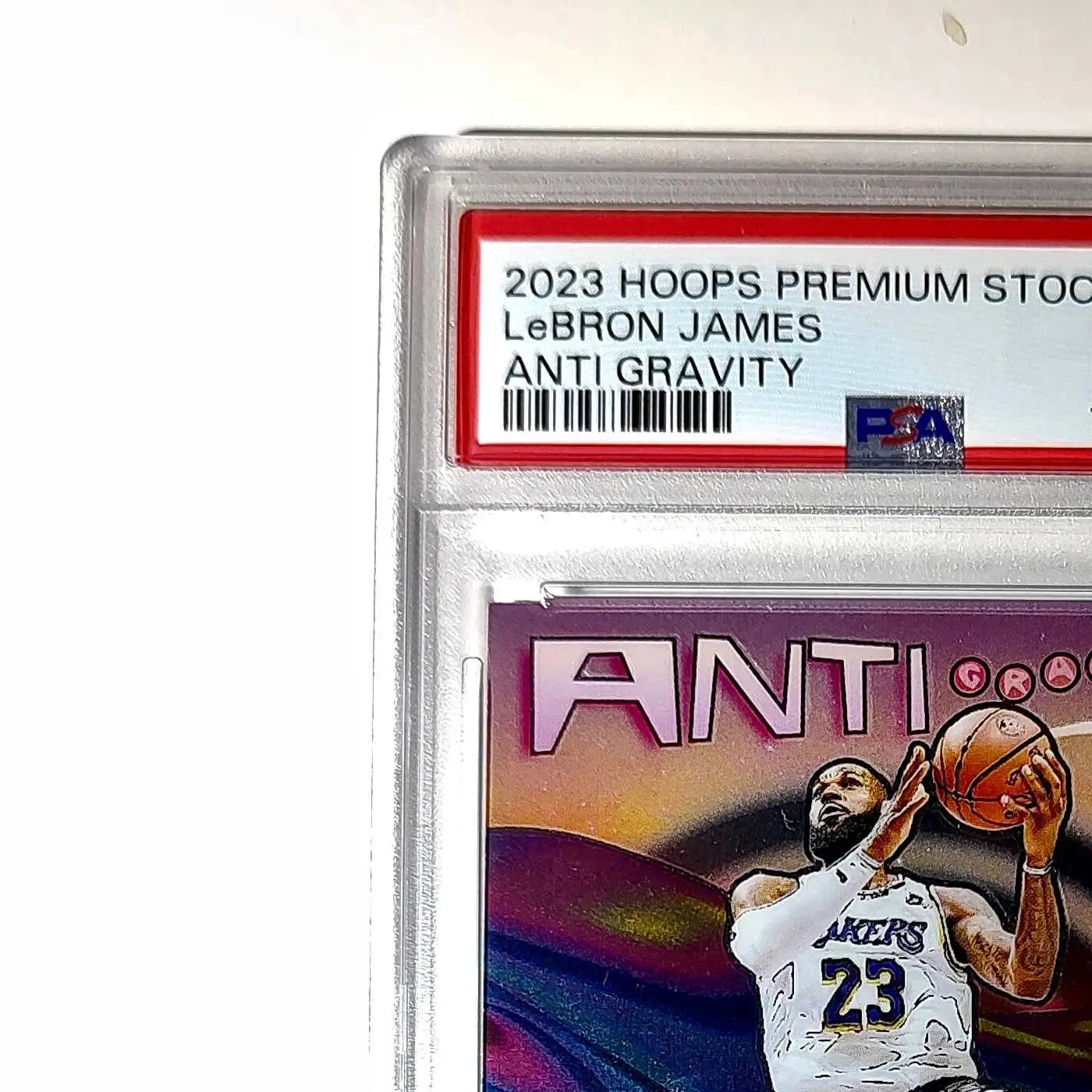 LeBron James 2023 Panini Hoops Premium Anti Gravity #2 PSA 8 NM-MT