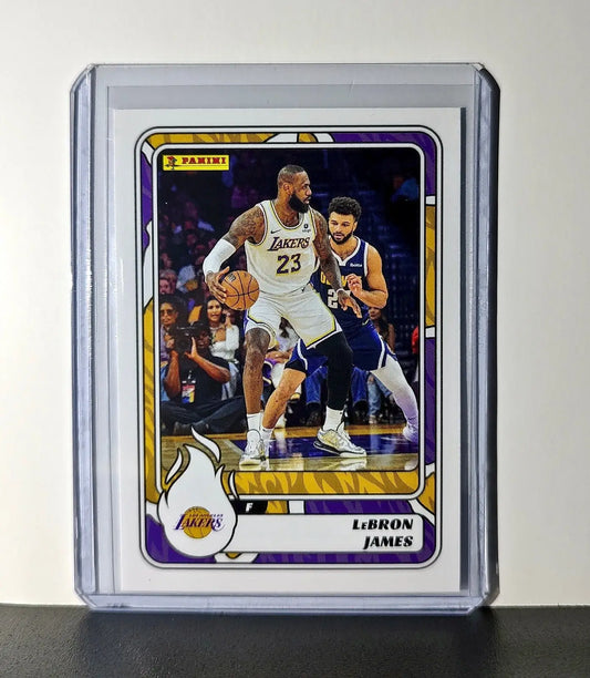 LeBron James 2024-25 Panini NBA #34 Sticker Card Los Angeles Lakers - Basketball Card Single