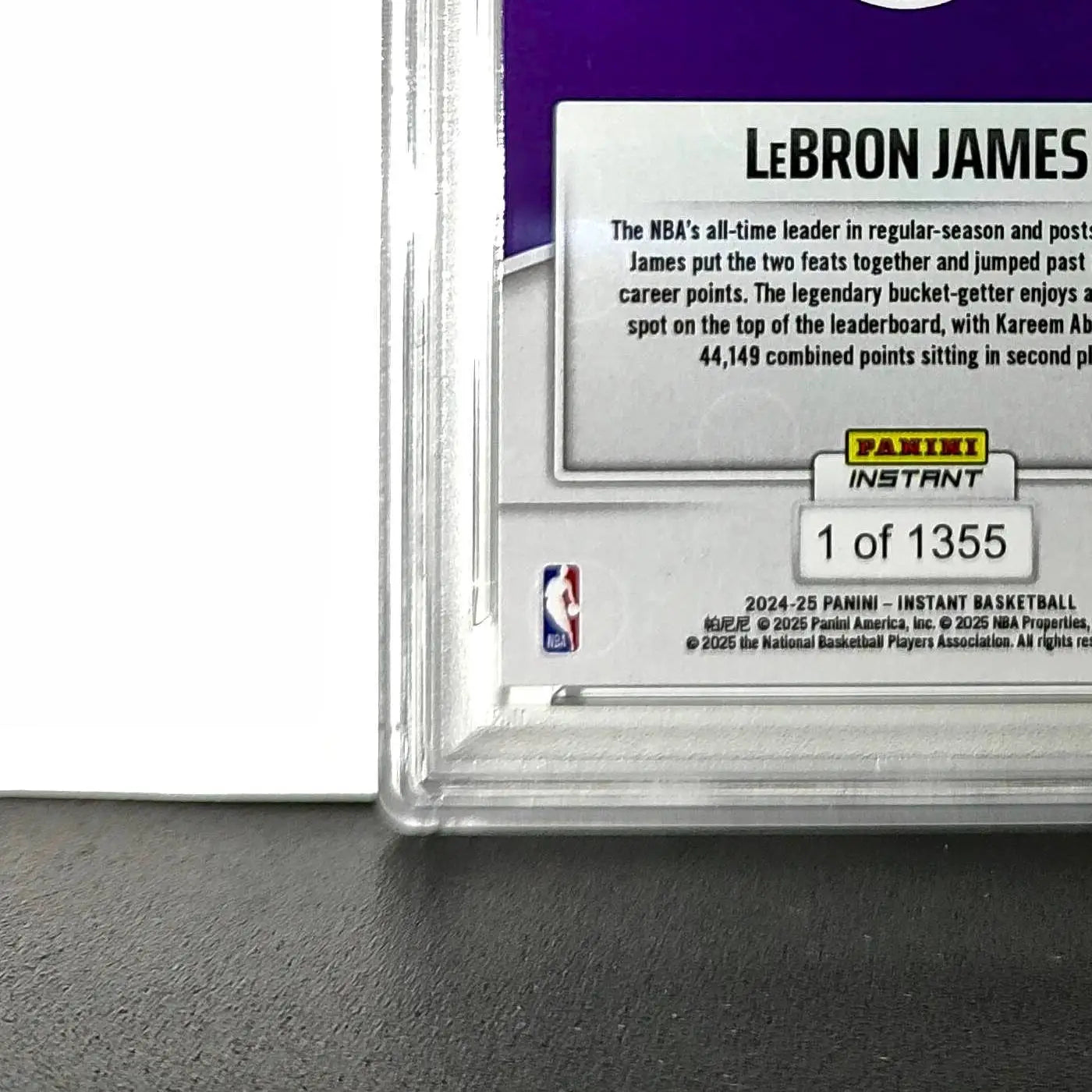 Lebron James 2024 Panini Instant #404 Milestone Moment PSA 10 Gem Mint