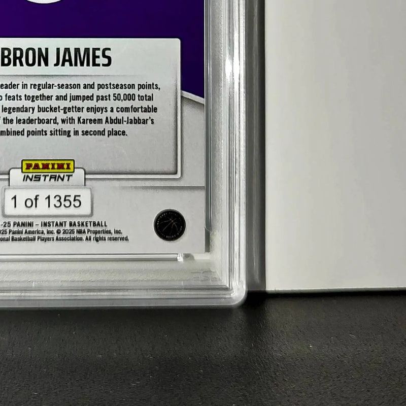 Lebron James 2024 Panini Instant #404 Milestone Moment PSA 10 Gem Mint