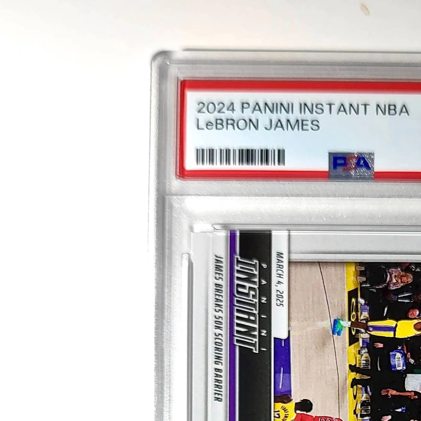 Lebron James 2024 Panini Instant #404 Milestone Moment PSA 9 Mint