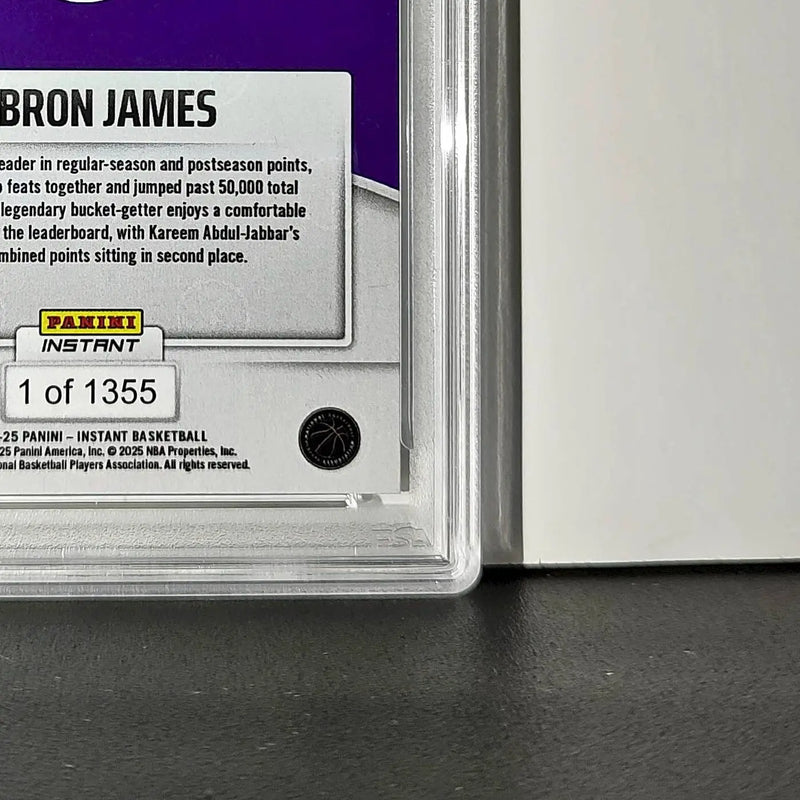 Lebron James 2024 Panini Instant #404 Milestone Moment PSA 9 Mint