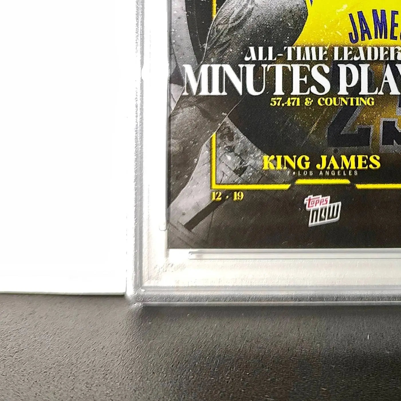 LeBron James 2024 Topps Now #10 All-Time Leader Minutes Played PSA 10 Gem Mint