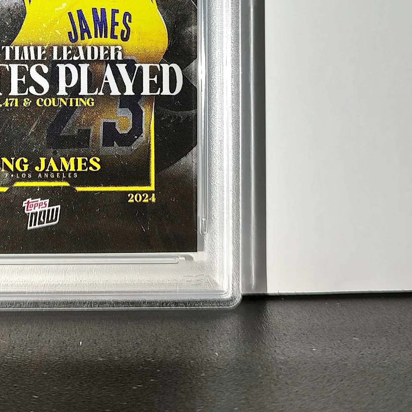 LeBron James 2024 Topps Now #10 All-Time Leader Minutes Played PSA 10 Gem Mint - Basketball Card Single