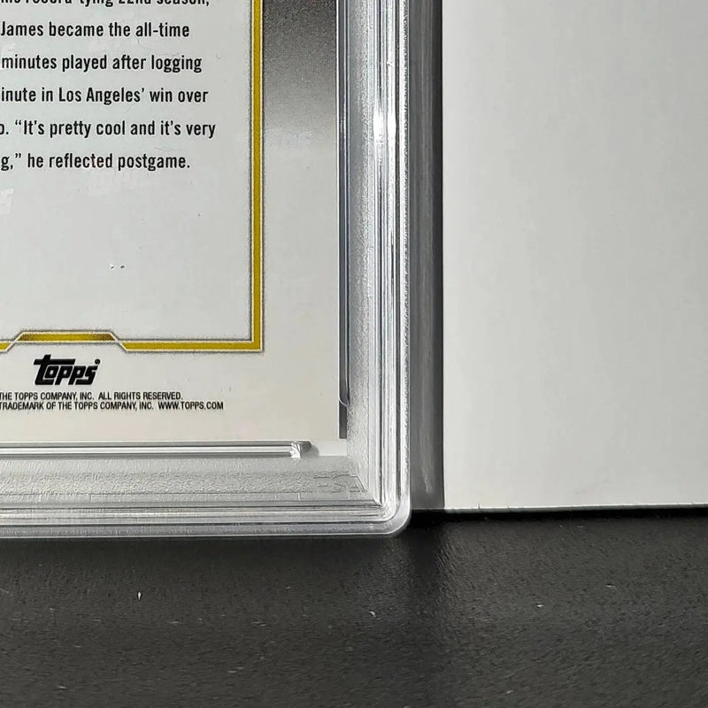 LeBron James 2024 Topps Now #10 All-Time Leader Minutes Played PSA 10 Gem Mint