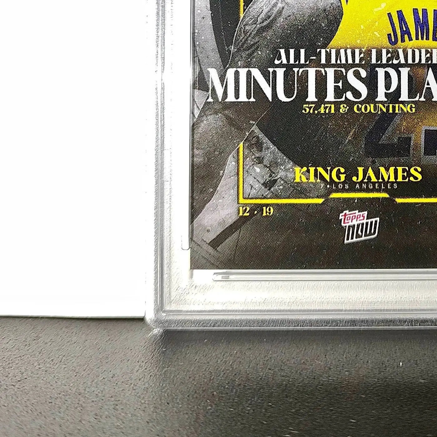 LeBron James 2024 Topps Now #10 All-Time Leader Minutes Played PSA 10 Gem Mint - Basketball Card Single