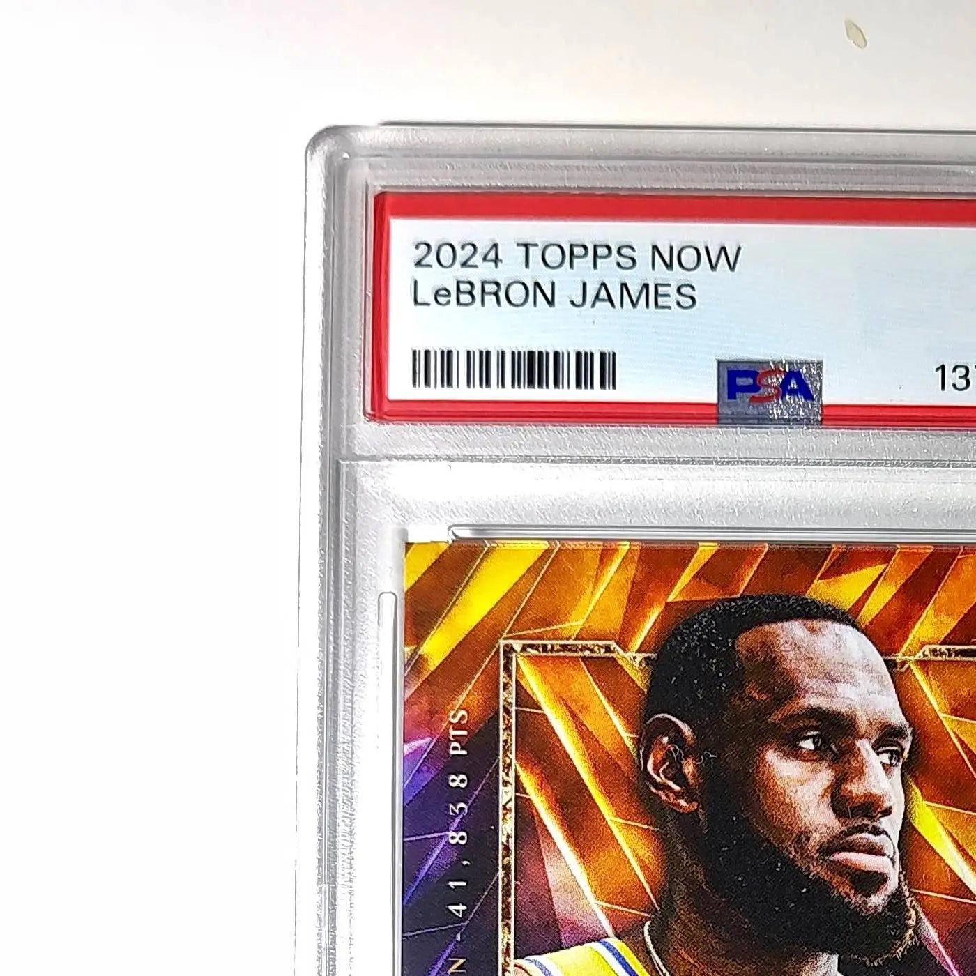 Lebron James 2024 Topps Now 50k Career Points #12 Card PSA 8 NM-MT