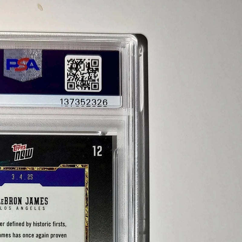 Lebron James 2024 Topps Now 50k Career Points #12 Card PSA 8 NM-MT
