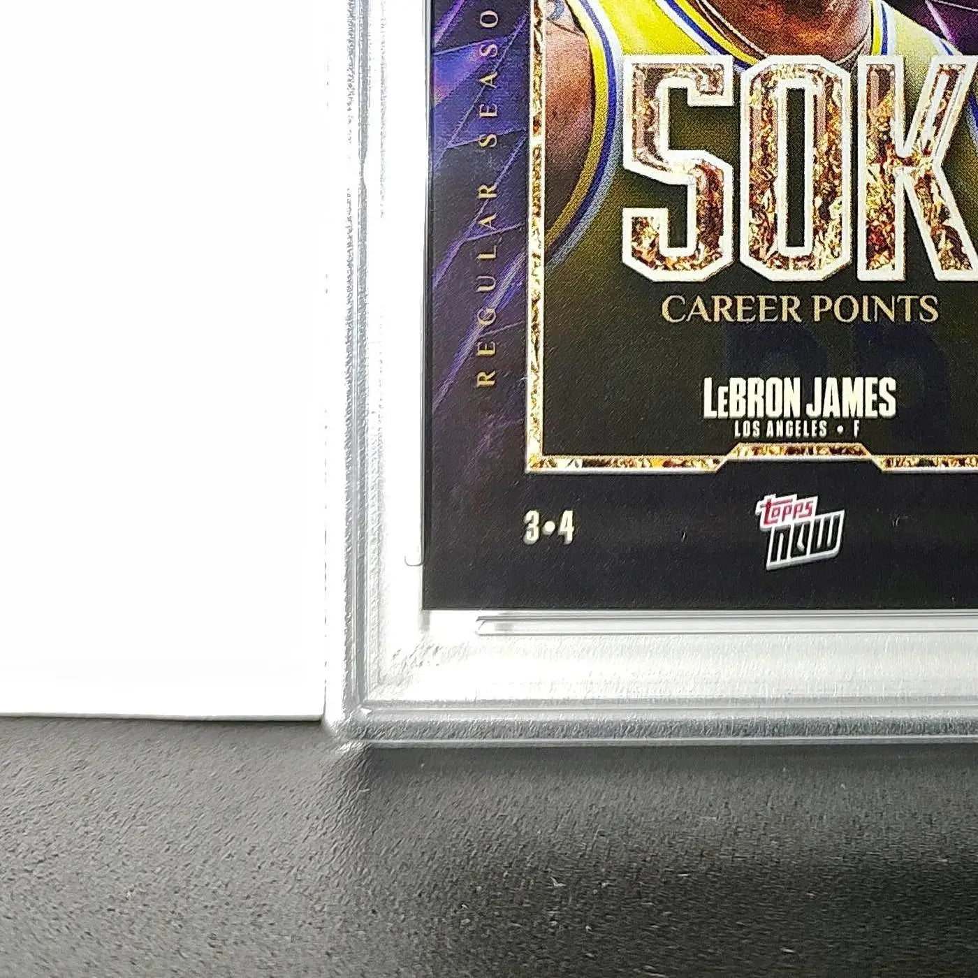 Lebron James 2024 Topps Now 50k Career Points #12 Card PSA 9 Mint - Basketball Card Single