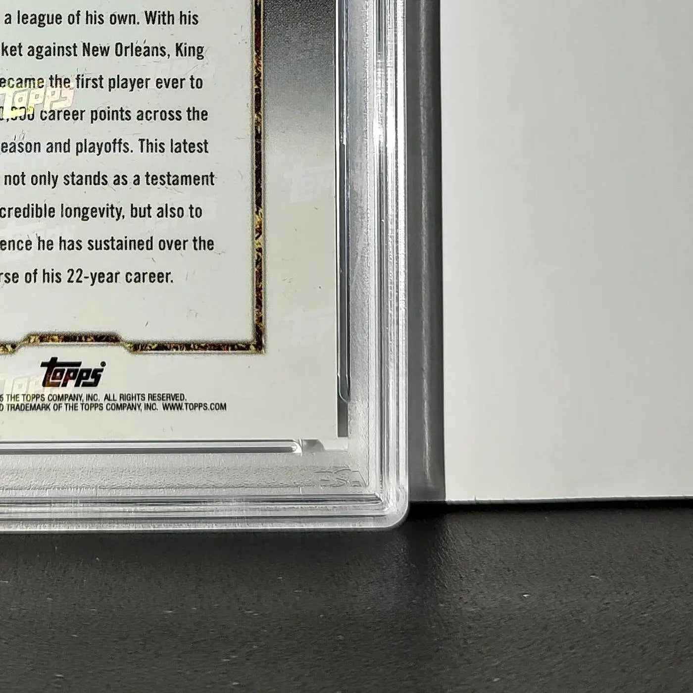 Lebron James 2024 Topps Now 50k Career Points #12 Card PSA 9 Mint
