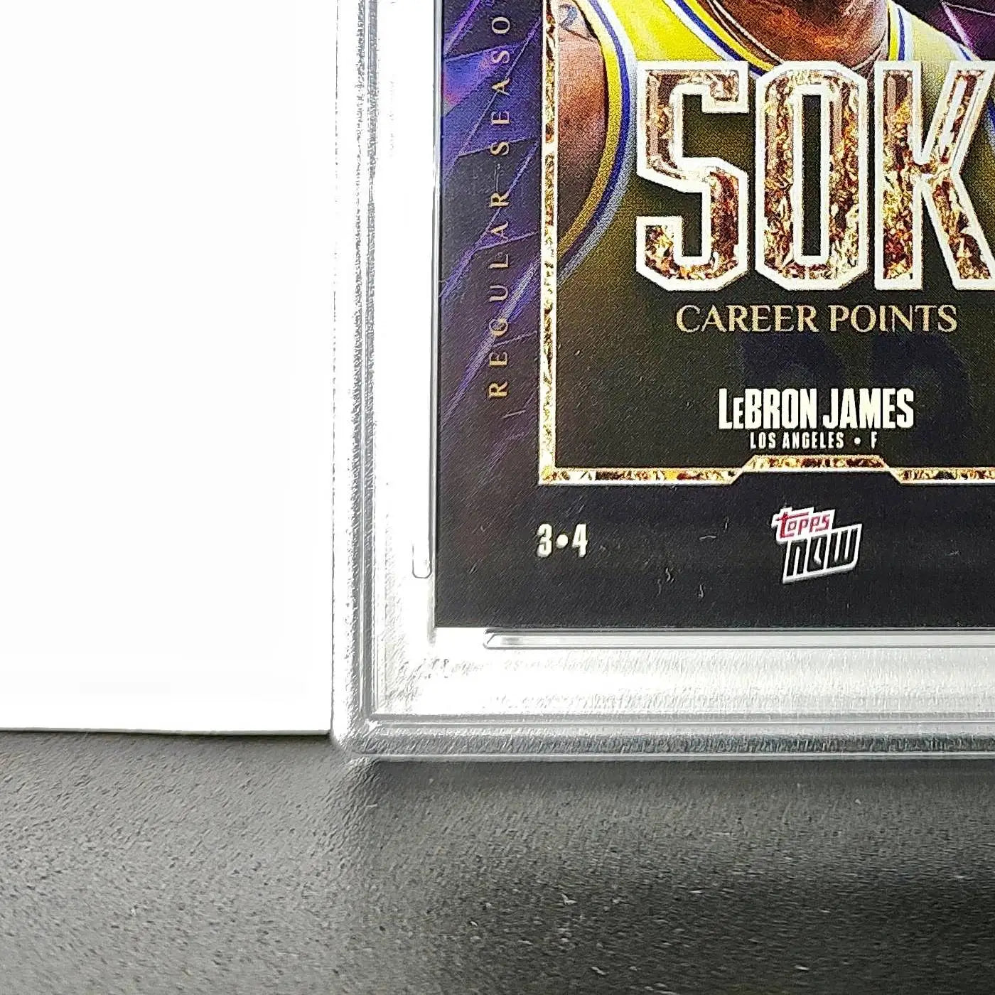 Lebron James 2024 Topps Now 50k Career Points #12 Card PSA 9 Mint
