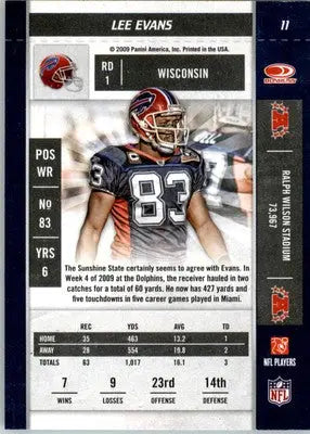 Lee Evans - 2009 Playoff Contenders - #11 - Football - Football Card Single