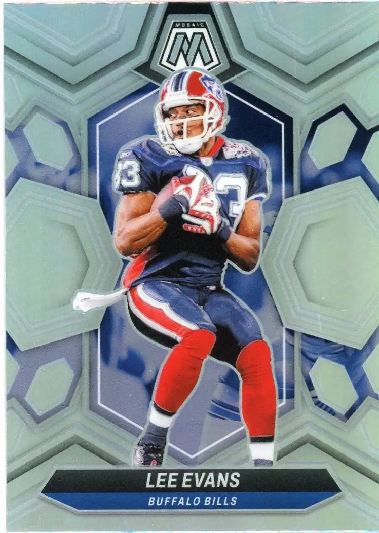 Lee Evans 2024 Panini Mosaic Silver #246 Buffalo Bills Football Card NFL Sports
