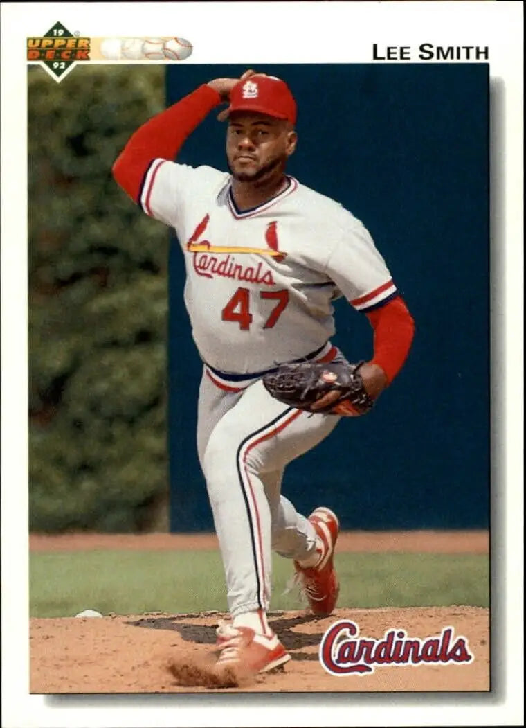 Lee Smith 1992 Upper Deck MLB #376 Baseball Card St. Louis Cardinals