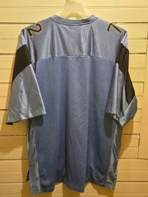 Lee Sport Football Jersey Mens XL Light Blue Mesh 72 Stitched Numbers Loose - Apparel
